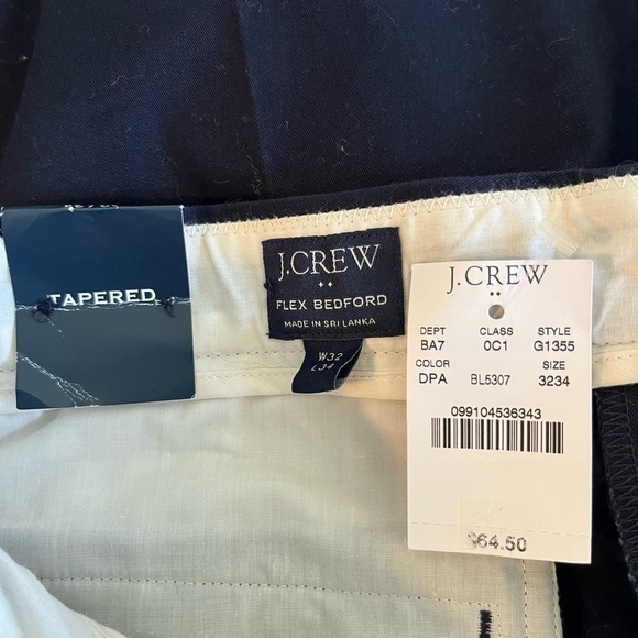 J. Crew Tapered Flex Bedford Blue Pants - Picture 3 of 5